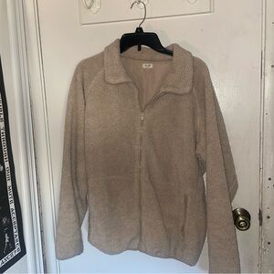Brandy Melville Cream Teddy Jacket